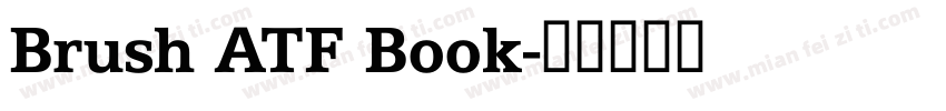 Brush ATF Book字体转换